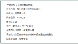 兩家水泥企業(yè)被曝光產(chǎn)品不合格后續(xù)處理結(jié)果出臺(tái)