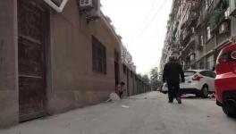 路面?zhèn)z月沒凝固，新鋪水泥路變“豆腐渣路”！
