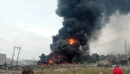 慘烈！卡車沖進液化氣瓶堆引發(fā)爆炸！已致15人死亡！