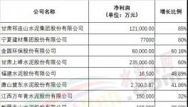 行業(yè)利潤創(chuàng)歷史新高！各大水泥集團2019年業(yè)績發(fā)布！