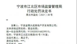 27.3萬！金隅地產(chǎn)項目違反