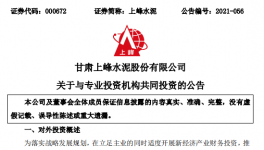 上峰水泥在集成電路領(lǐng)域投資2億元！