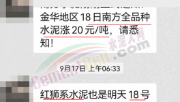 23個省水泥價格下跌！修復上漲來了！