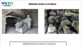 節(jié)電2000KW以上，又有兩條線蓖冷機(jī)風(fēng)機(jī)技改成功！