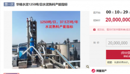 跌價了？又一熟料產能指標掛牌出讓！
